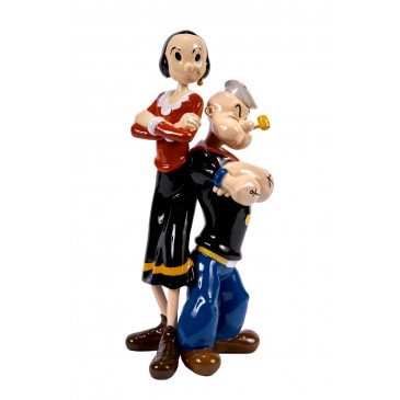 D385 Popeye&Olive H.30 cm