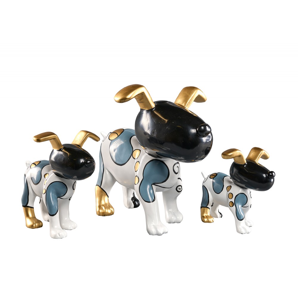 TH176 set de 3 chiens